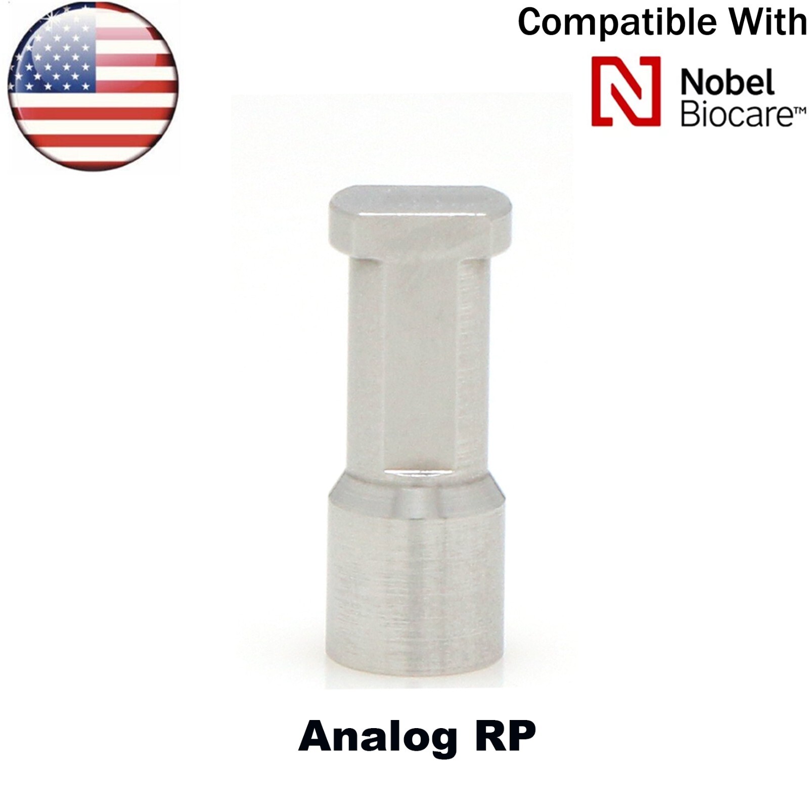 US Dental CAD/CAM Implant Scan Body Analog fits Nobel Biocare Hiossen Straumann