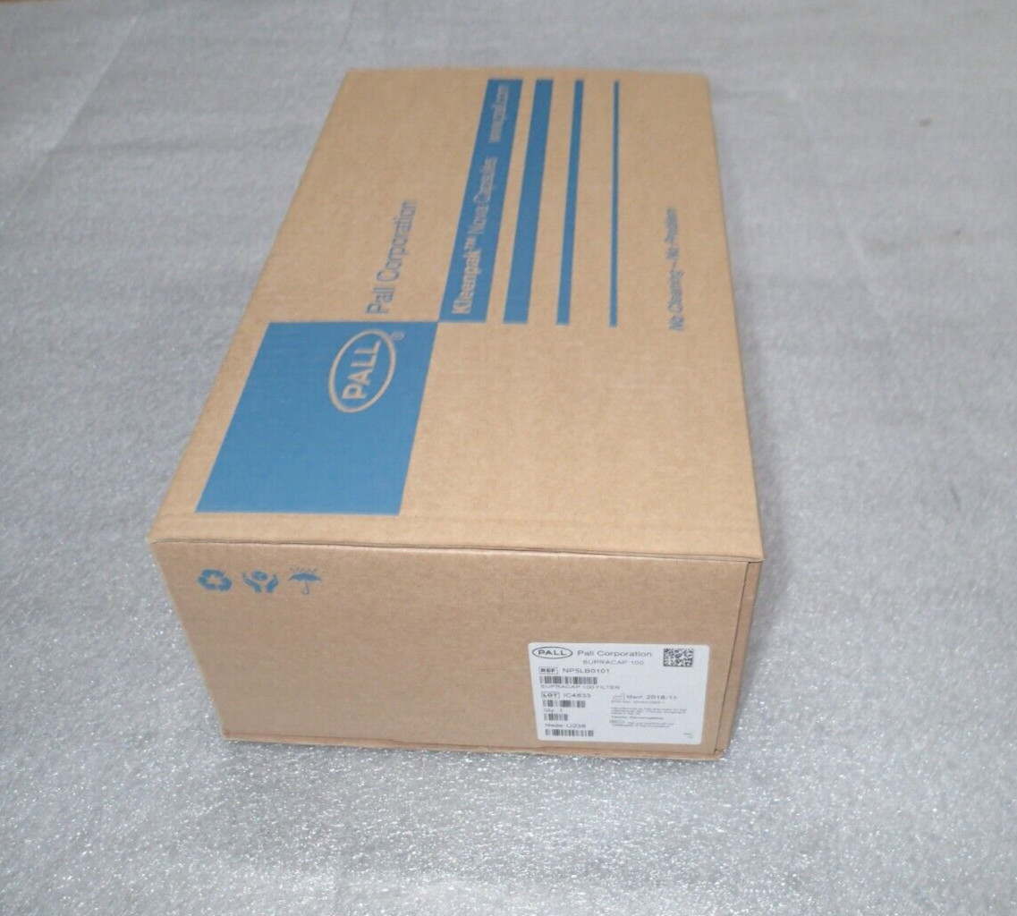 Pall NP5LB0101 Supracap 100 Capsule Depth Filter MFG 2018 NEW