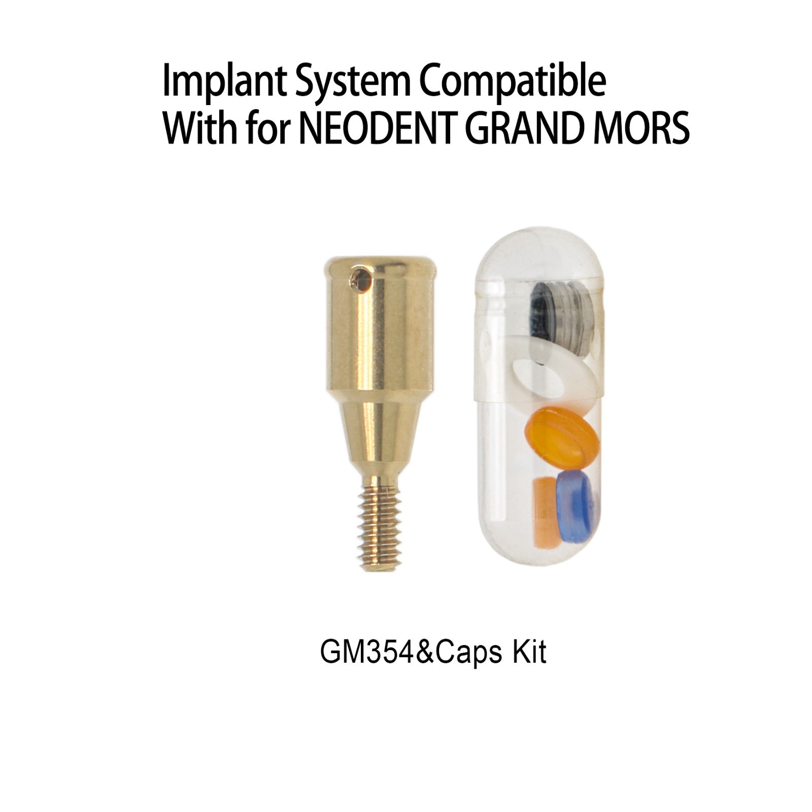Overdenture Abutment Removable Anchor for NEODENT GRAND MORSE GM 1.0mm-6.0 GH