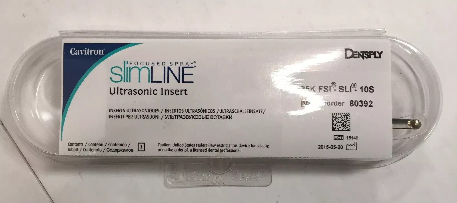 DENTSPLY Cavitron Ultrasonic Insert 25K FSI-SLI-10S SlimLine Focus Spray
