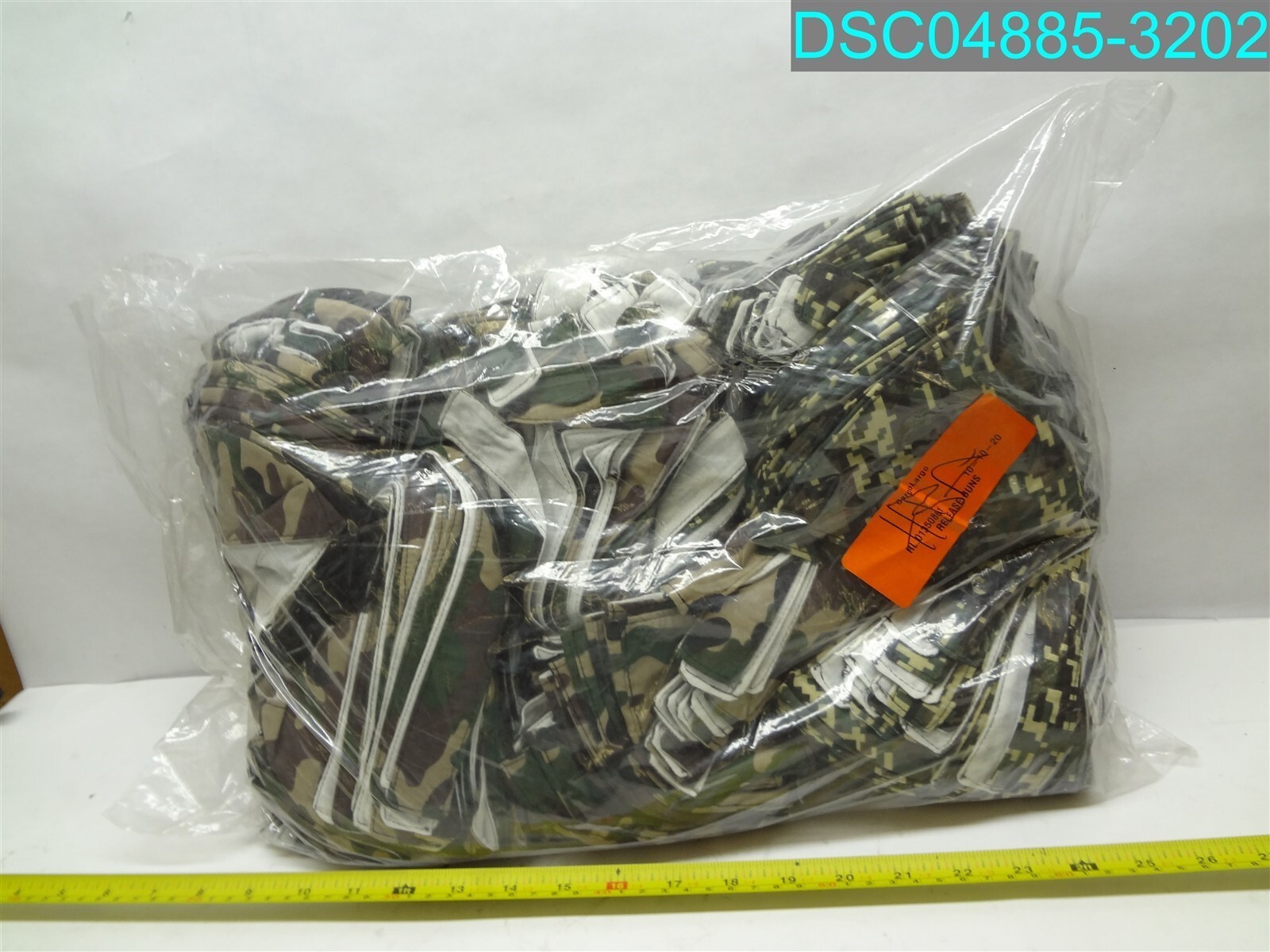 QTY=200: Pixel Green Camo Camouflage Adult Cloth Face Mask