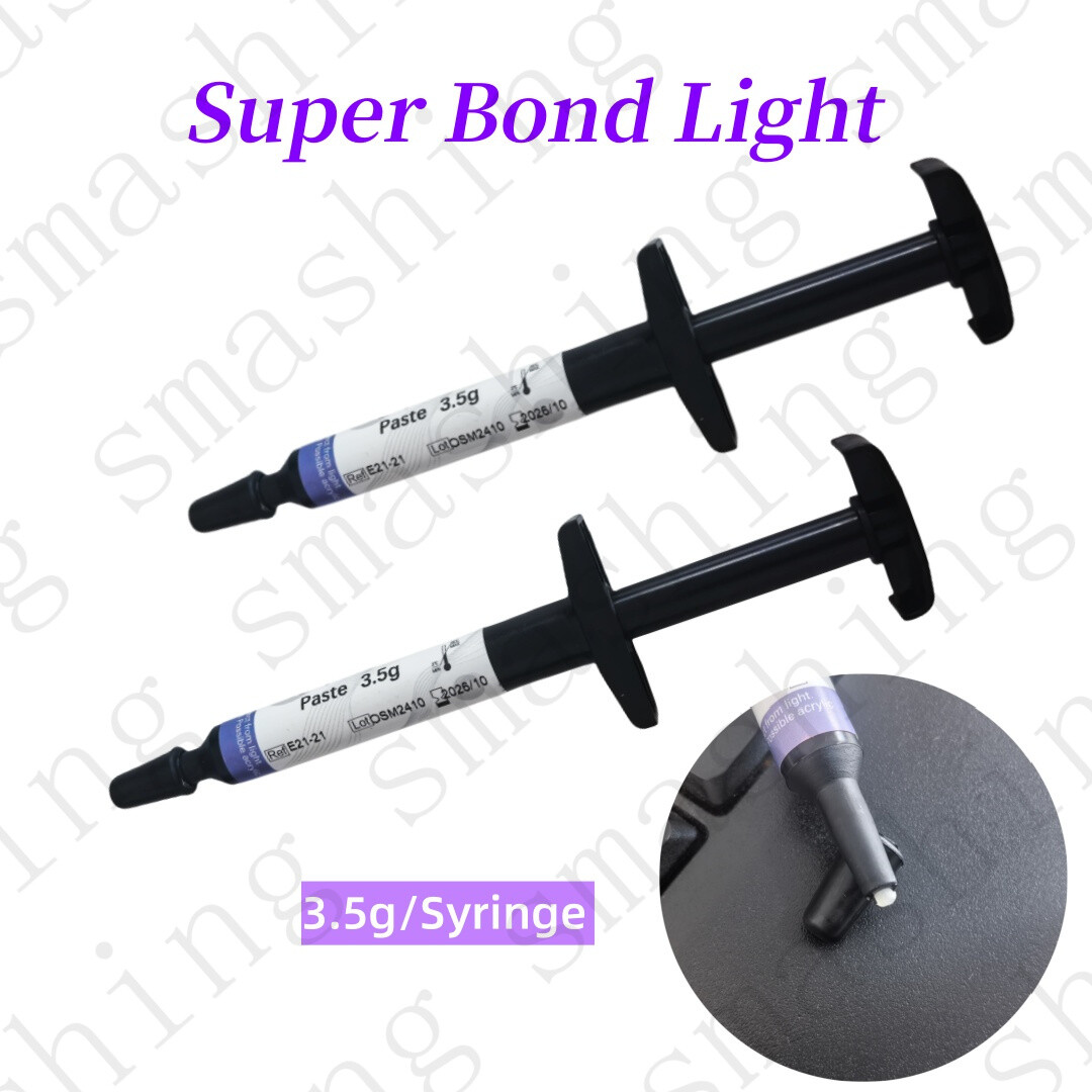 10Pcs Dental Super Bond Paste Light Cure Adhesive Orthodontic Brackets Bonding