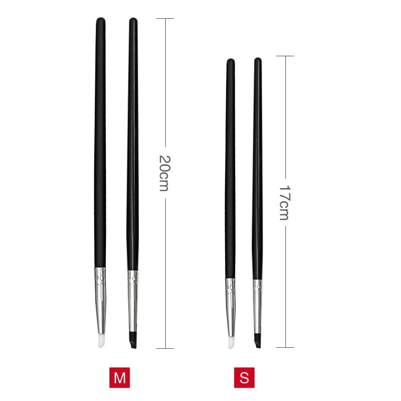 5pcs Silicone Shaping Pen Brush Set Resin Art Dental Sculpting Tool – NEW