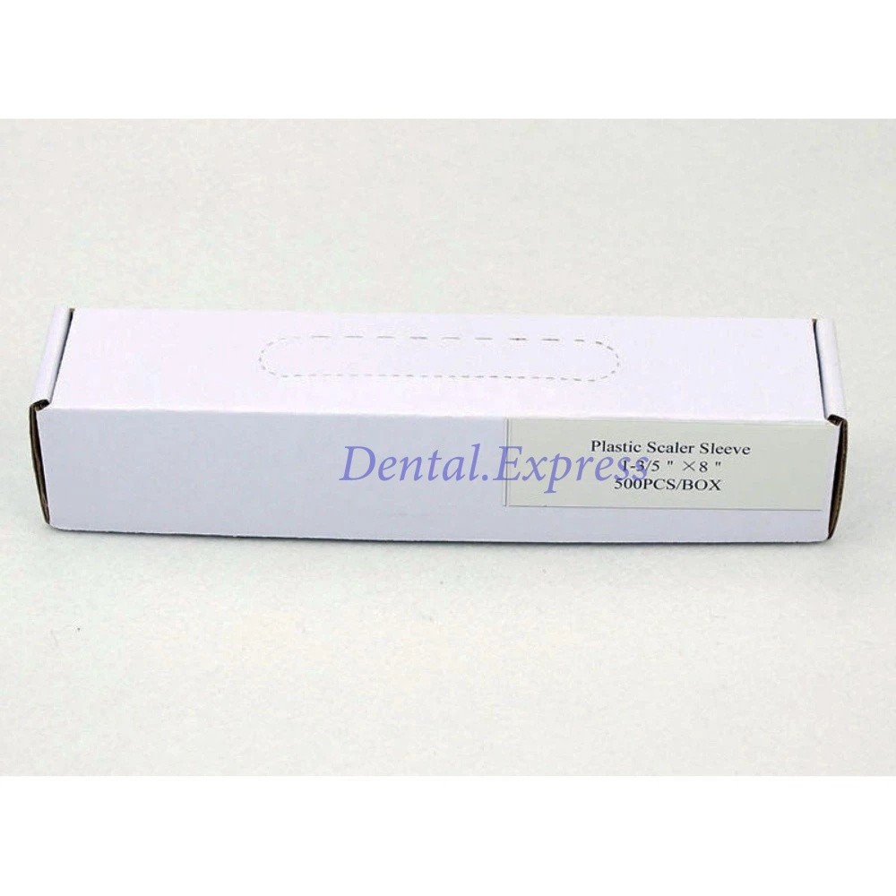 500 X-ray Sensor Sleeve Dental Disposable Plastic Protector Size 4.2/4.5cmx20cm