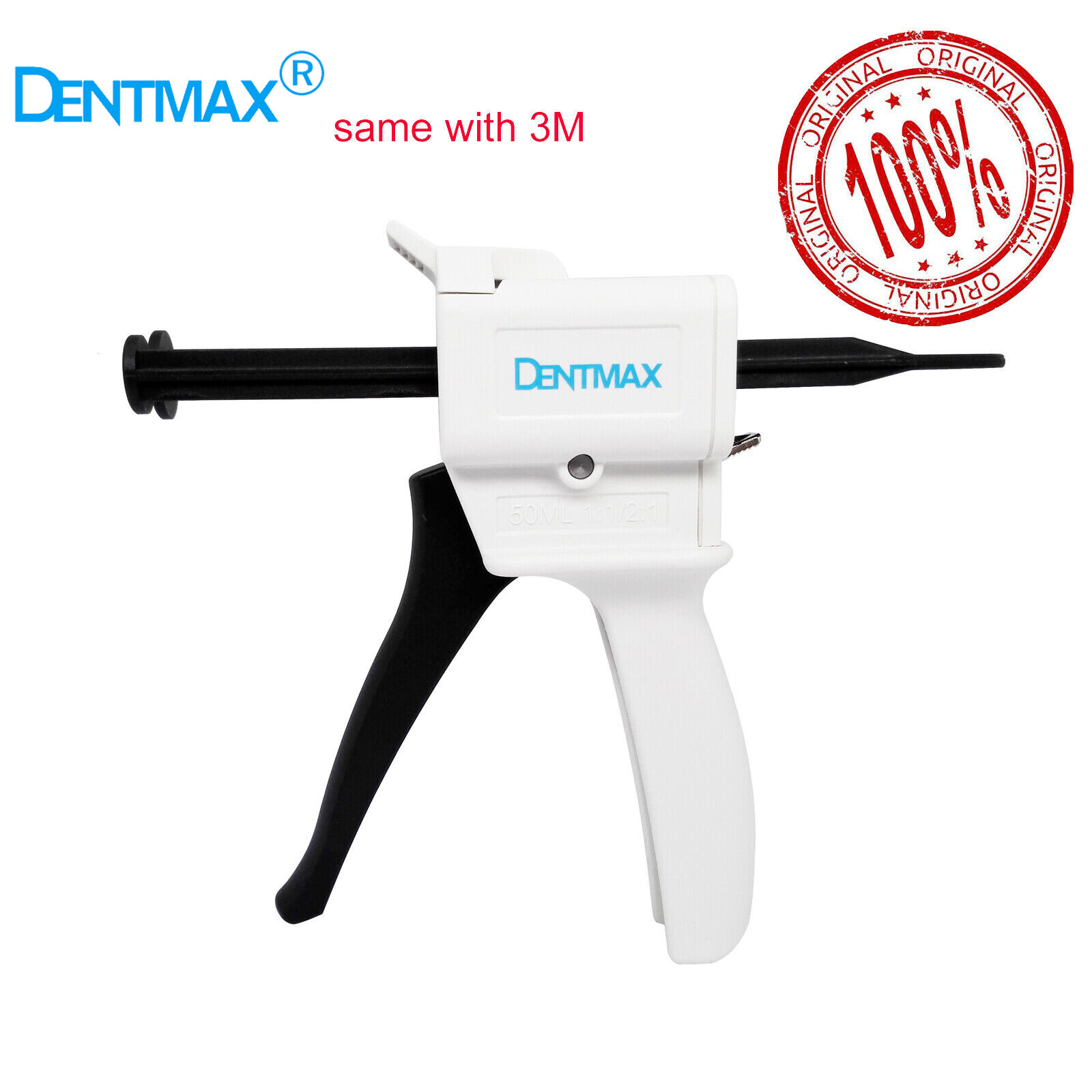 DENTMAX 1:1 /2:1 4:1/10:1 Ratio Dental Impression Material Mixing Dispenser Gun