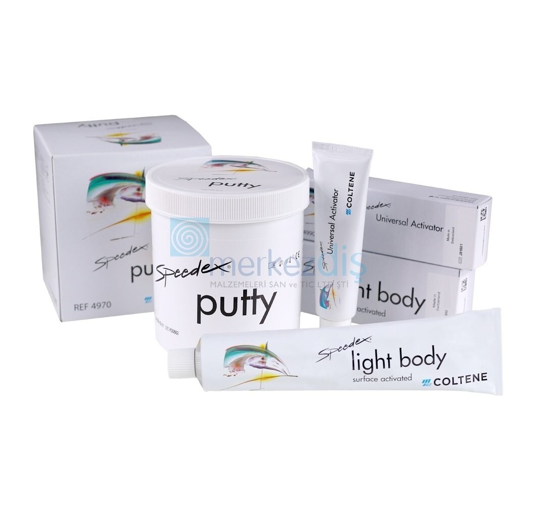 Coltene Speedex C- Silicon Impression Putty Set (Putty + Activator+ Light Body).