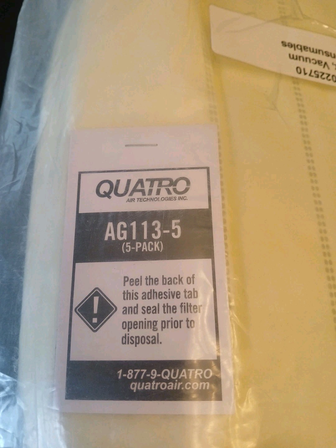 Planmeca PlanMill® 35 HEPA Filter and 4 Vacuum Bags F191S – R2 C20225710