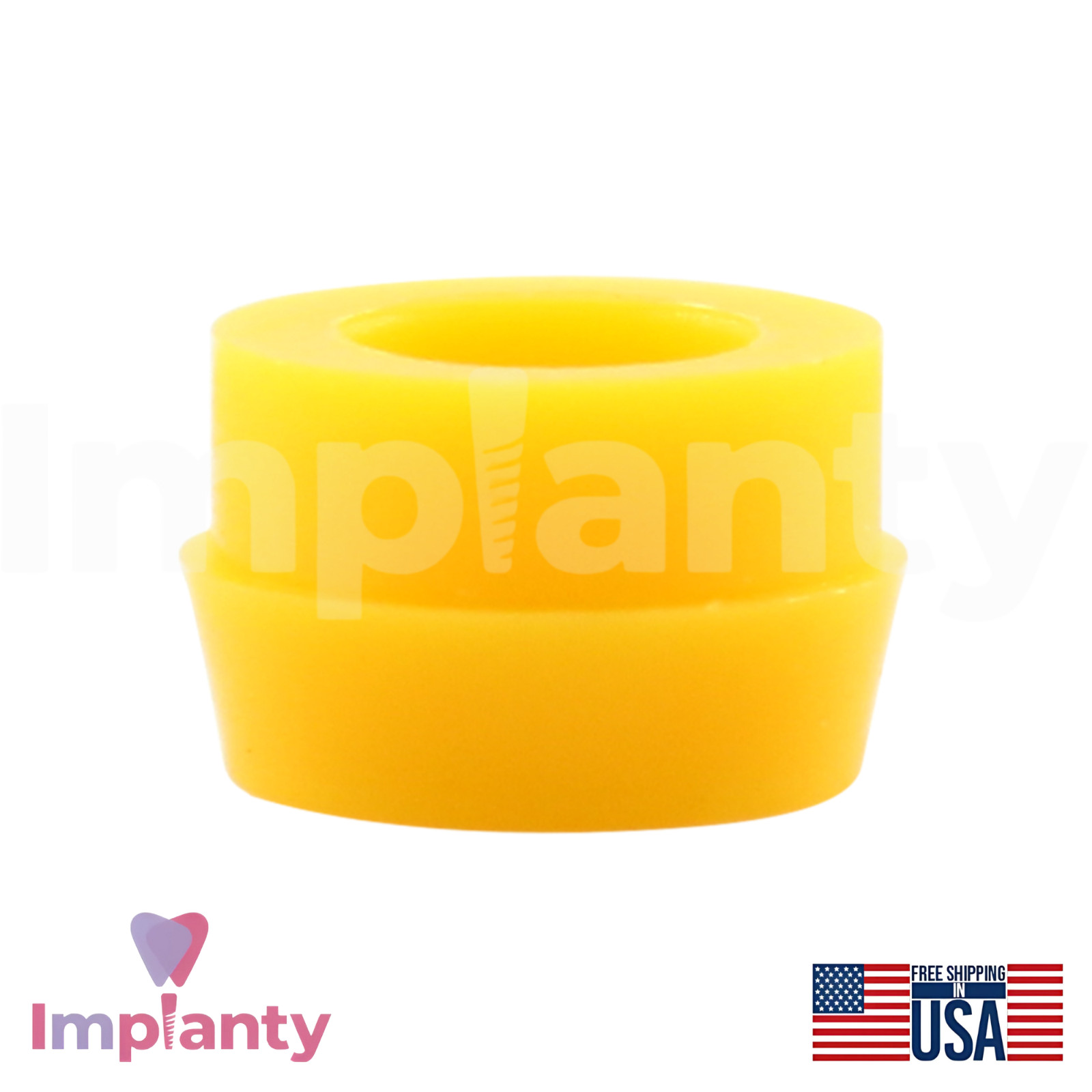 10x Dental Regular Size Extra Soft Silicone Caps For Ball Attachment 500g