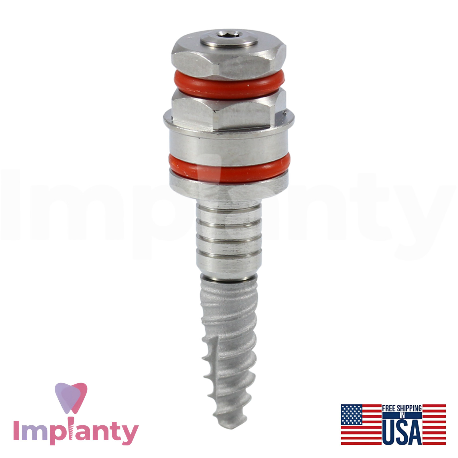 GDT Conical Hex 2.25mm Connection Titanium Dental Fixture Set NP Ø3.5mm
