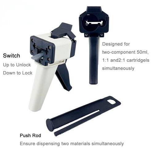DEFEND TYPE 1:1/2:1 Impression Cartridge Dispenser Gun for temporary materials