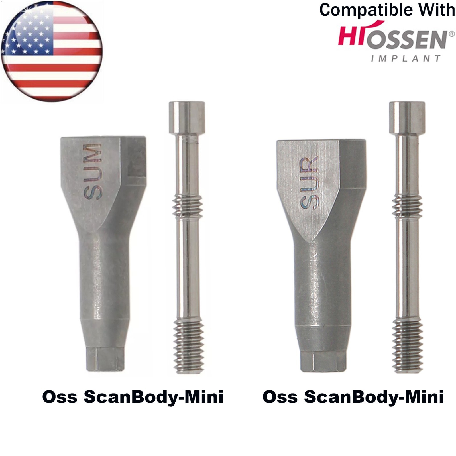 US Dental Impression Transfer Closed Coping Tray Alloy Fits Osstem Hiossen M/R