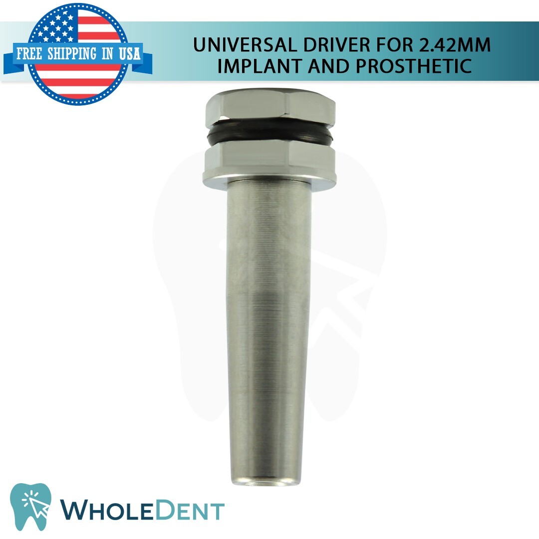 Universal Driver for 2.42mm Fixture & Prosthetics Internal Hex Connection Dental