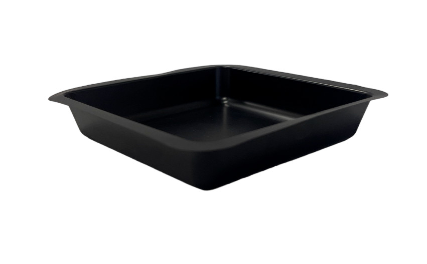 Black Square Antistatic Polystyrene Weighing Boats – 140x140mm (250mL) – 100/PK