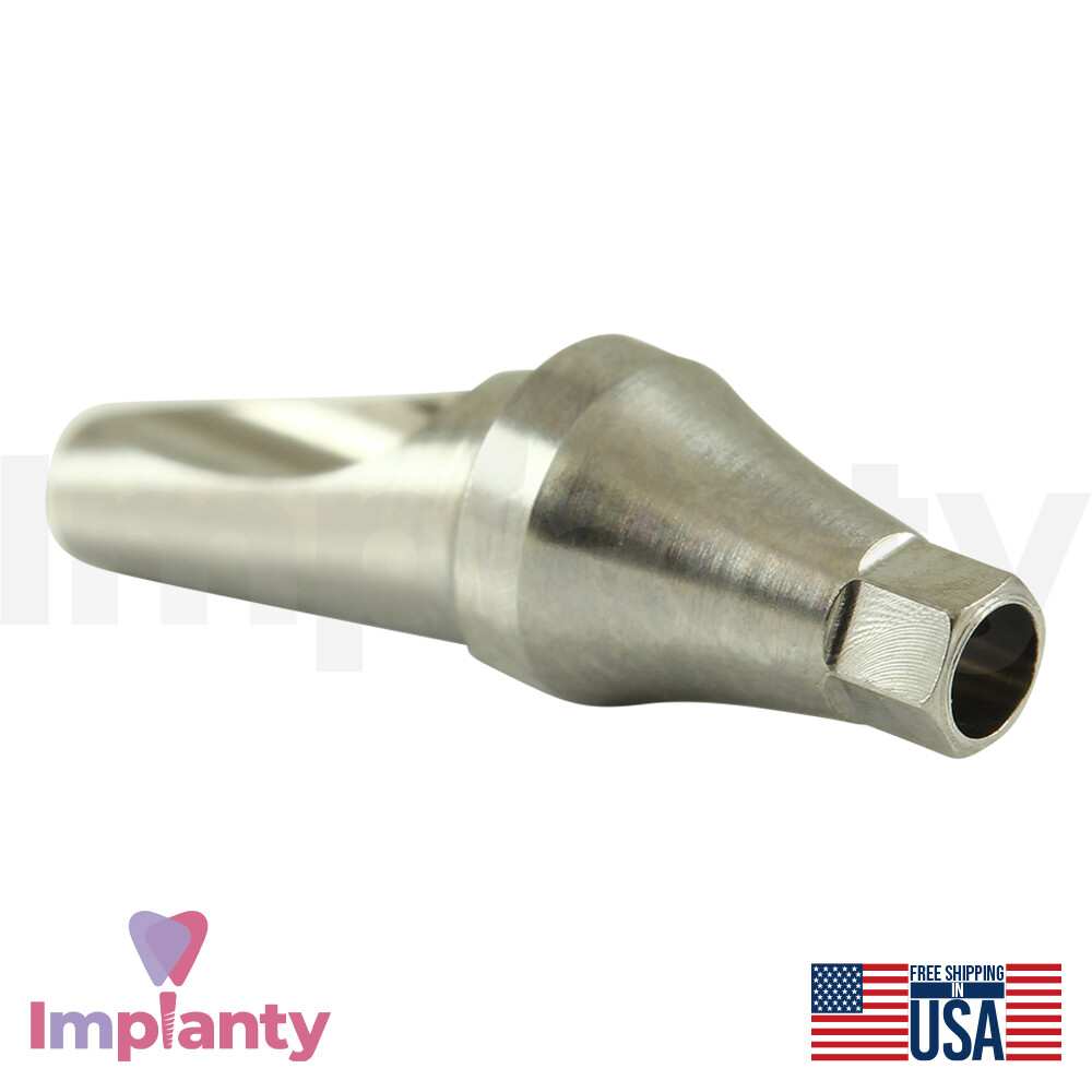 1x Dental Angled Anatomic Prosthetic 17° Mini Platform 2.1mm 0sstem Compatible