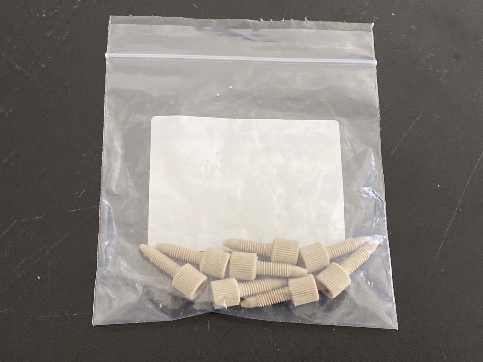 (8/Pk) AGILENT HPLC Long Finger-Tight PEEK Fittings 1.6mm ID 5062-8541