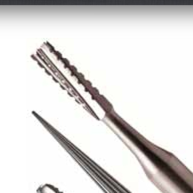 557-G Fg 2057 High Quality Metal Cutting Carbide Burs 100/pk Made In Canada