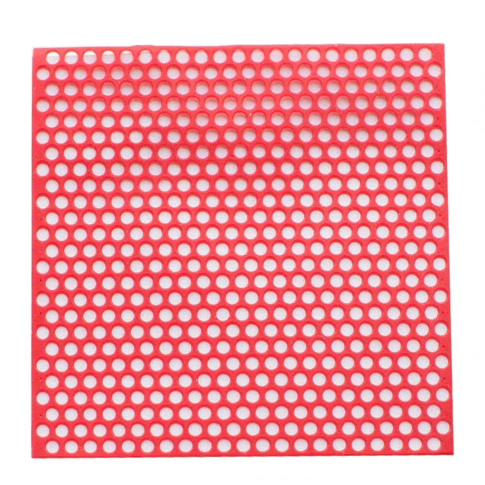 10 Pieces/Box Dental Patterns Wax Casting Red Round Holes For Lab Supplies Tool