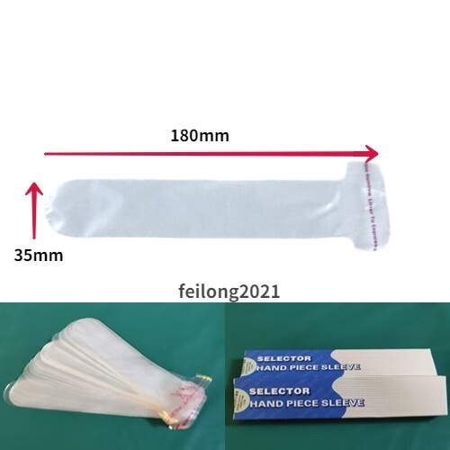 100 Pcs Disposable Dental Orthodontics Selector Handpiece Sleeve Cover/ Sleeve