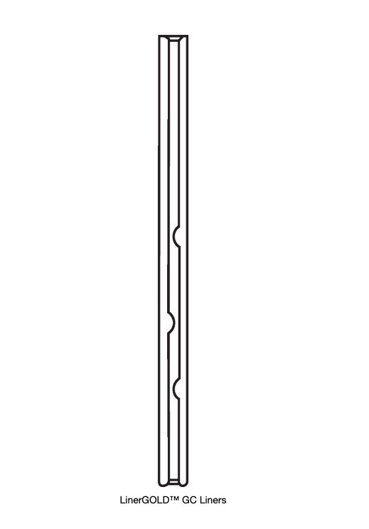 THERMO PTV Liner w/ Three Baffles Deactivated 1mm ID 2.75mm OD 120mm L 45352062