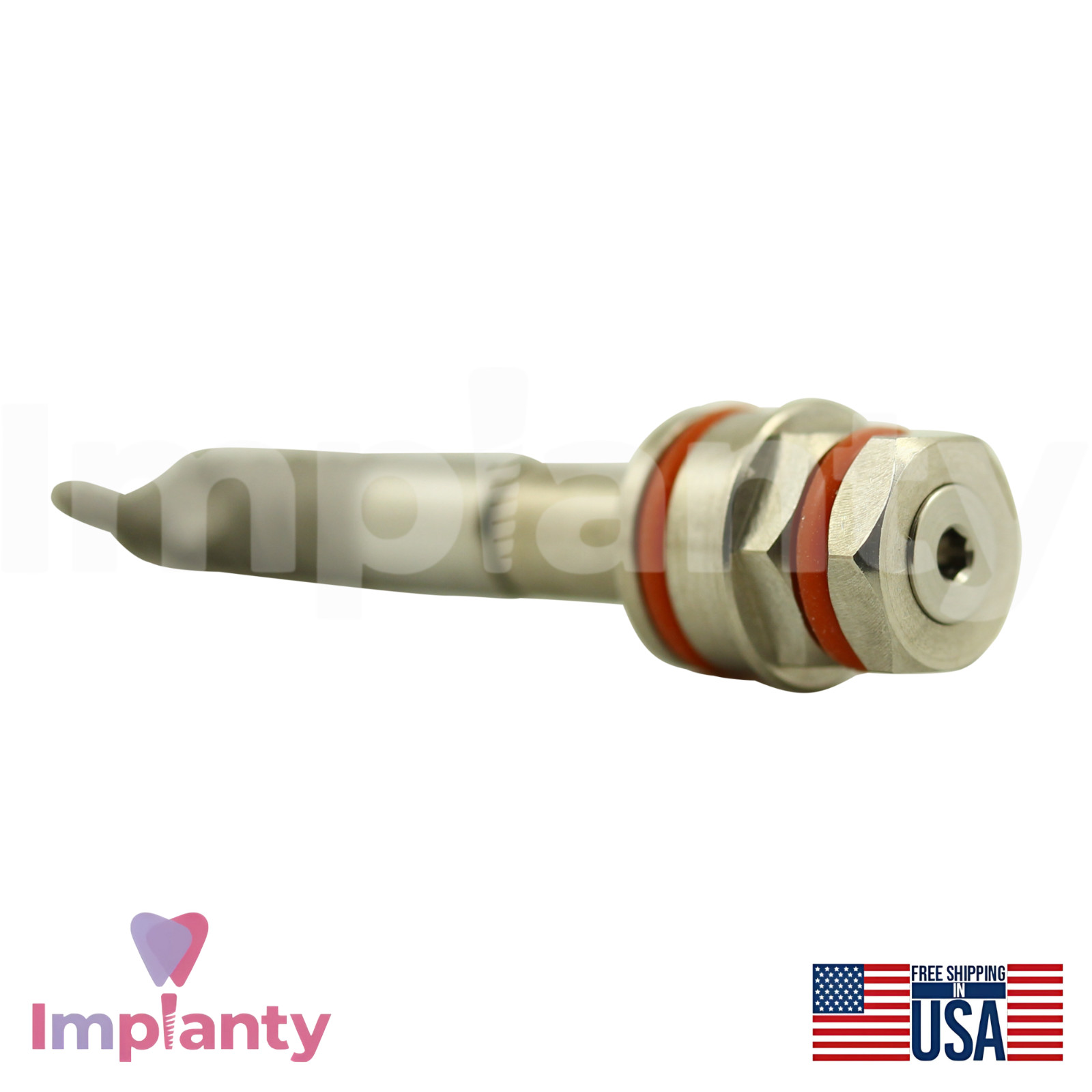 20x GDT PTR Ø4.2mm Diameter Dental Fixture Int Hex 2.42mm Connection RBM Surface
