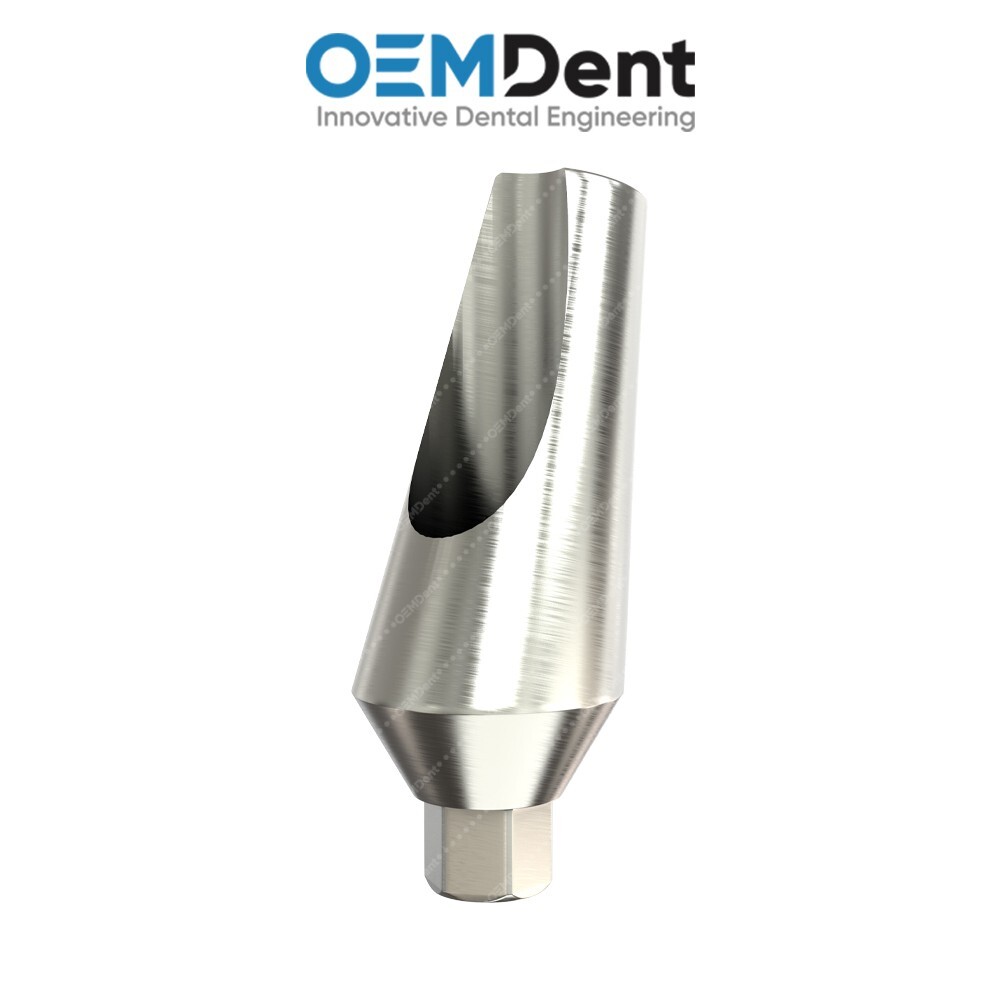 Angulated Abutment 15° Slim Platform – Alpha Bio® Hexagon 2mm Compatible
