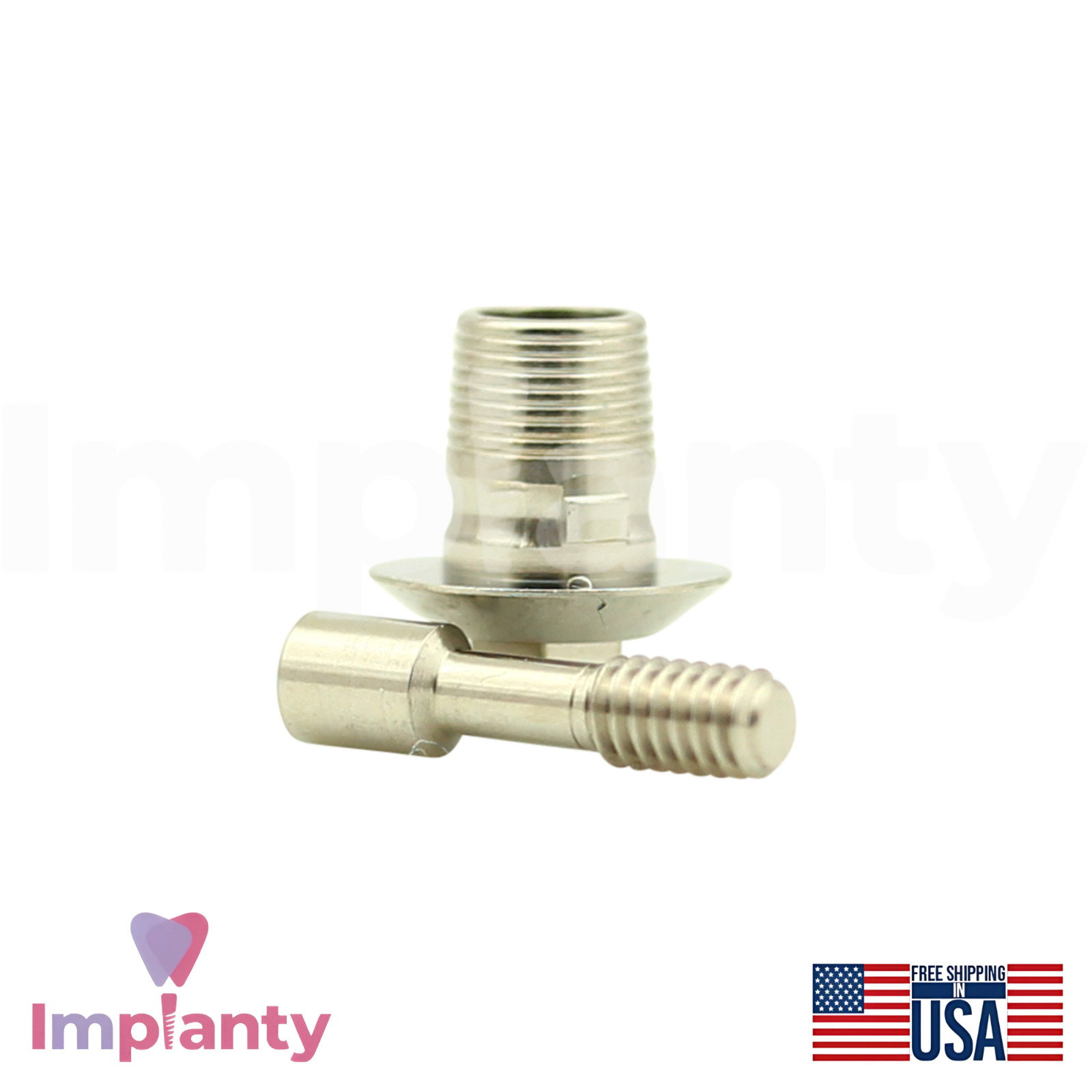 10x MIS® Compatible Anti-Rotation Ti-Base WP Ø5.7mm Int Hex 2.45mm Connection