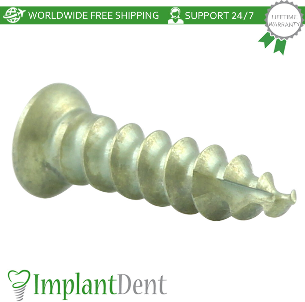 5x Self Tapping GBR Screw 1.6mm For Membrane Fixation Titanium Dental Fixture