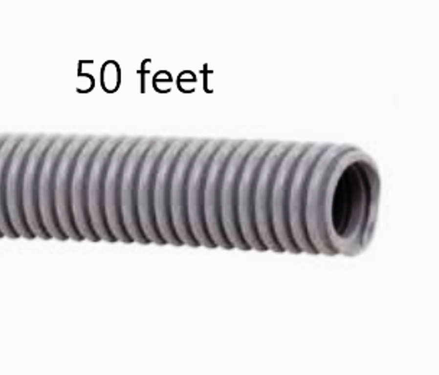 50 feet DCI dental VACUUM TUBING 5/8″ I.D CORRUGATED GRAY 0703 Flexible