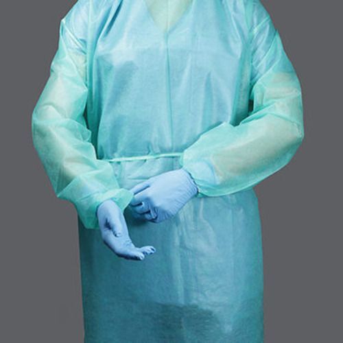 ValuMax Medical,Dental Isolation Gowns Disposable, knee-length,open,GREEN