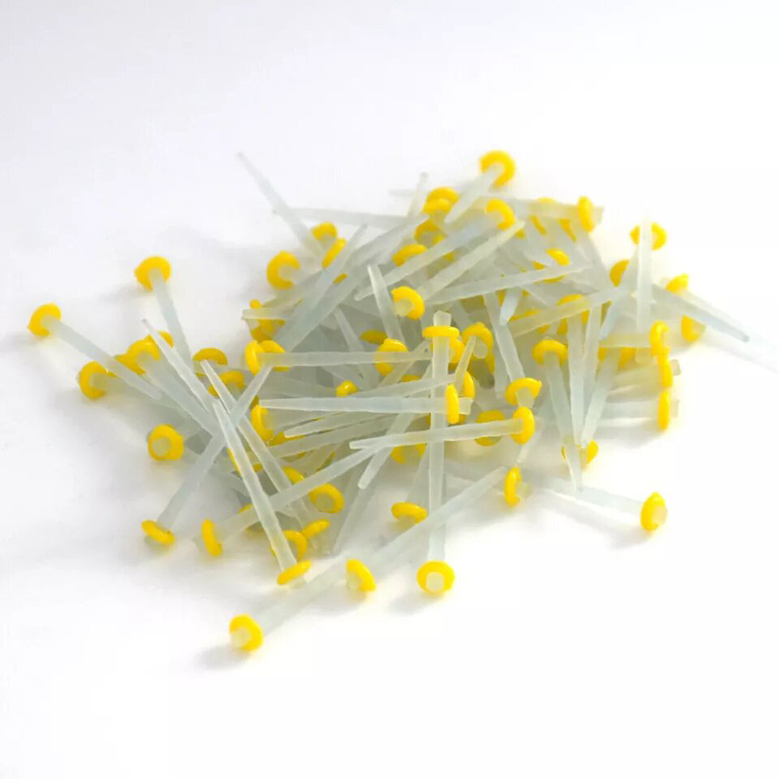 100 Pcs/Pack Dental Endo Quartz Fiber Post Screw Restorative Posts 1.0-1.8mm