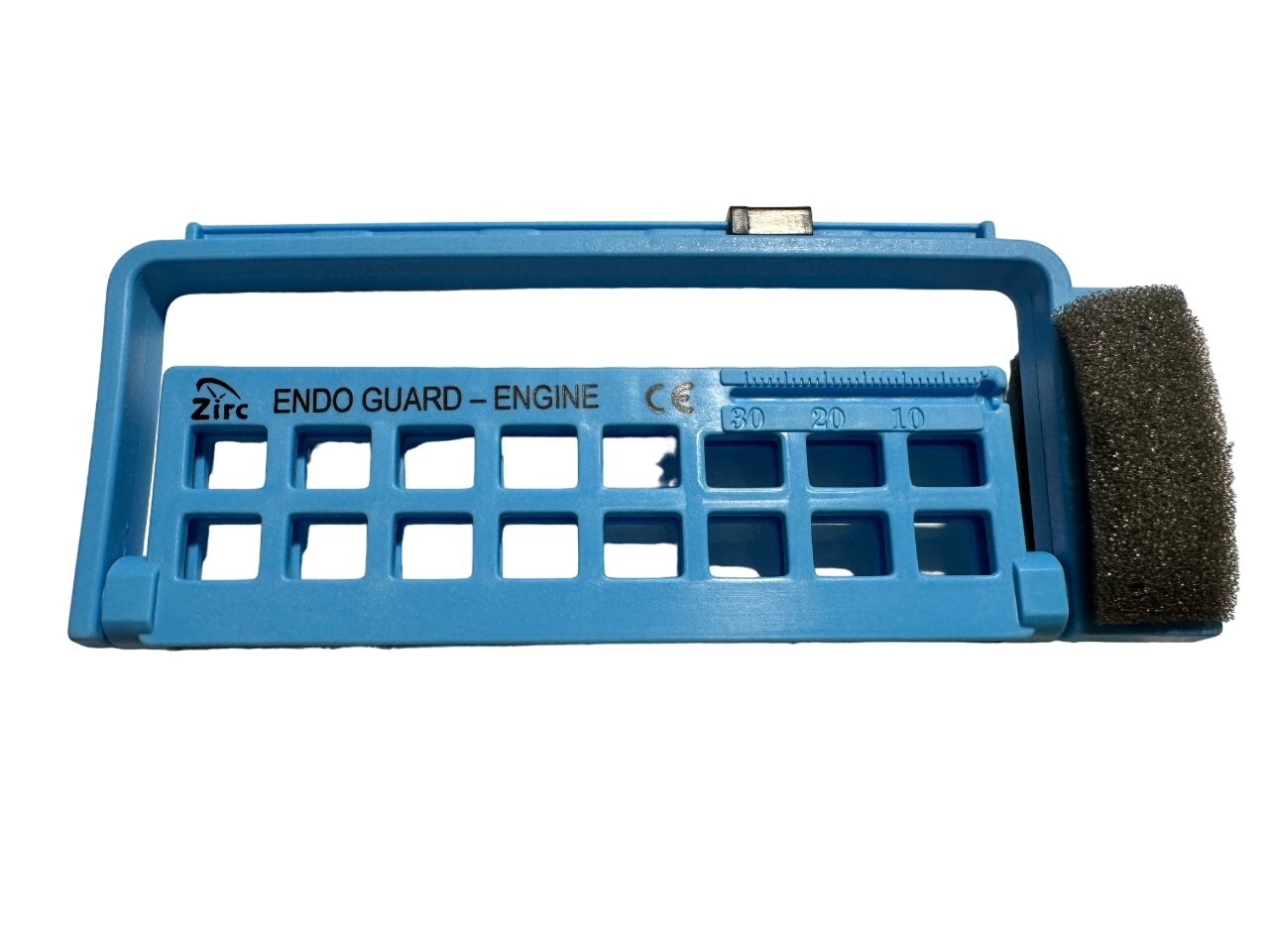 Zirc Steri-Endo Guard 16-Hole Engine Hand Files 5 3/8″ x 3/8″ x 2 3/16″ – Blue