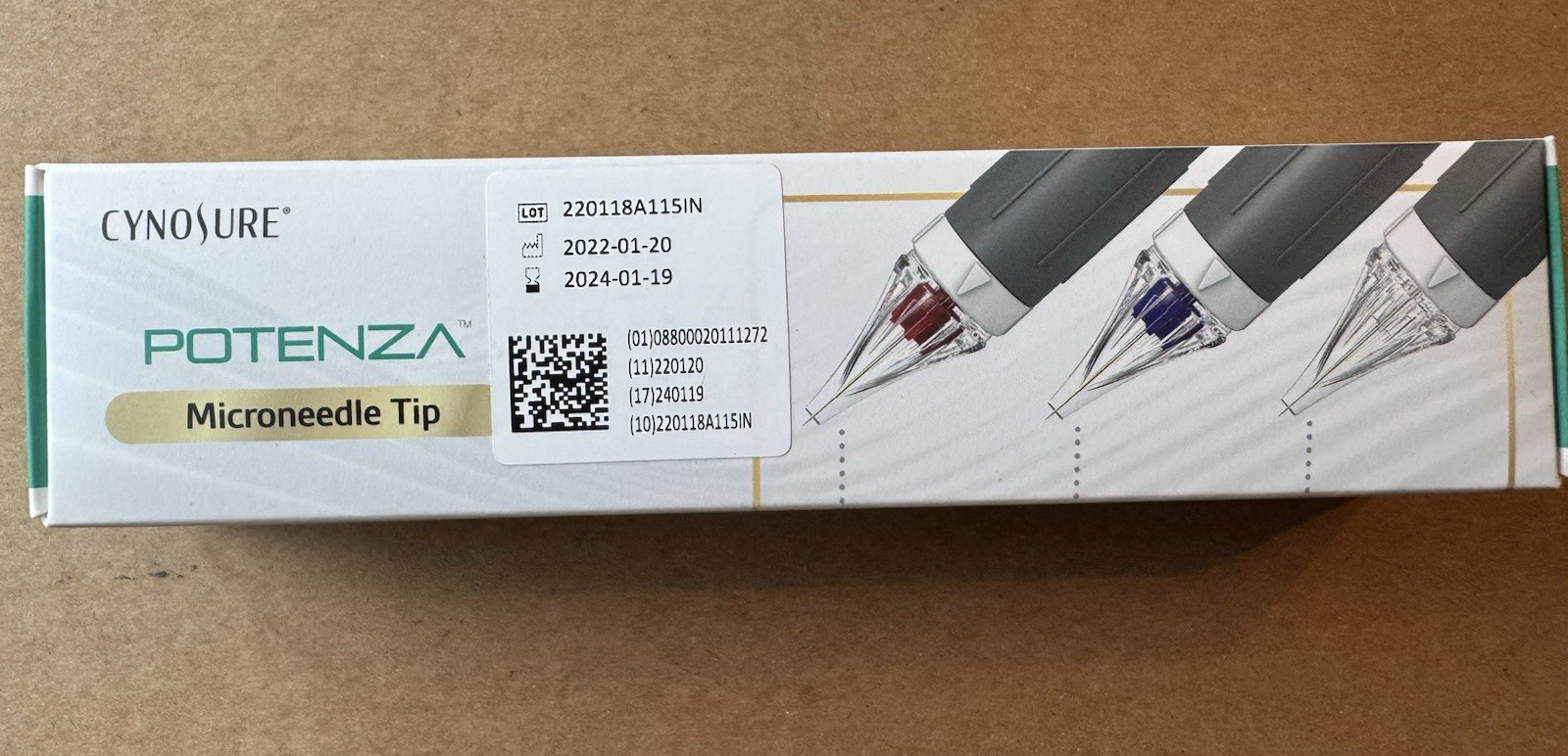 New Cynosure Potenza RF A1-15 Micro Tips 100-7043-062 5pack Exp- 1/2024