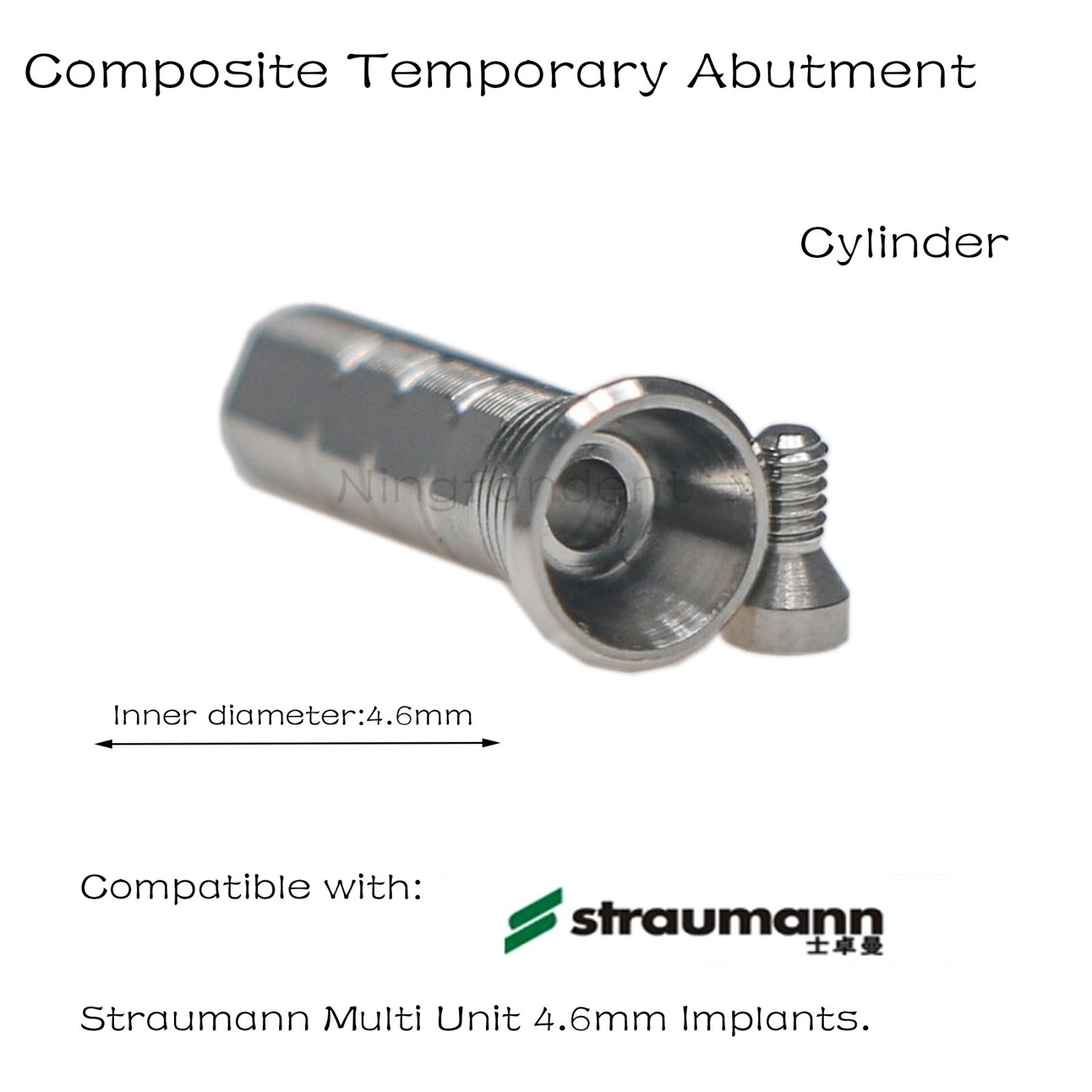 Multi-Unit Temporary cylinder conical abutment fits Hiossen/Nobel/Adin/Straumann