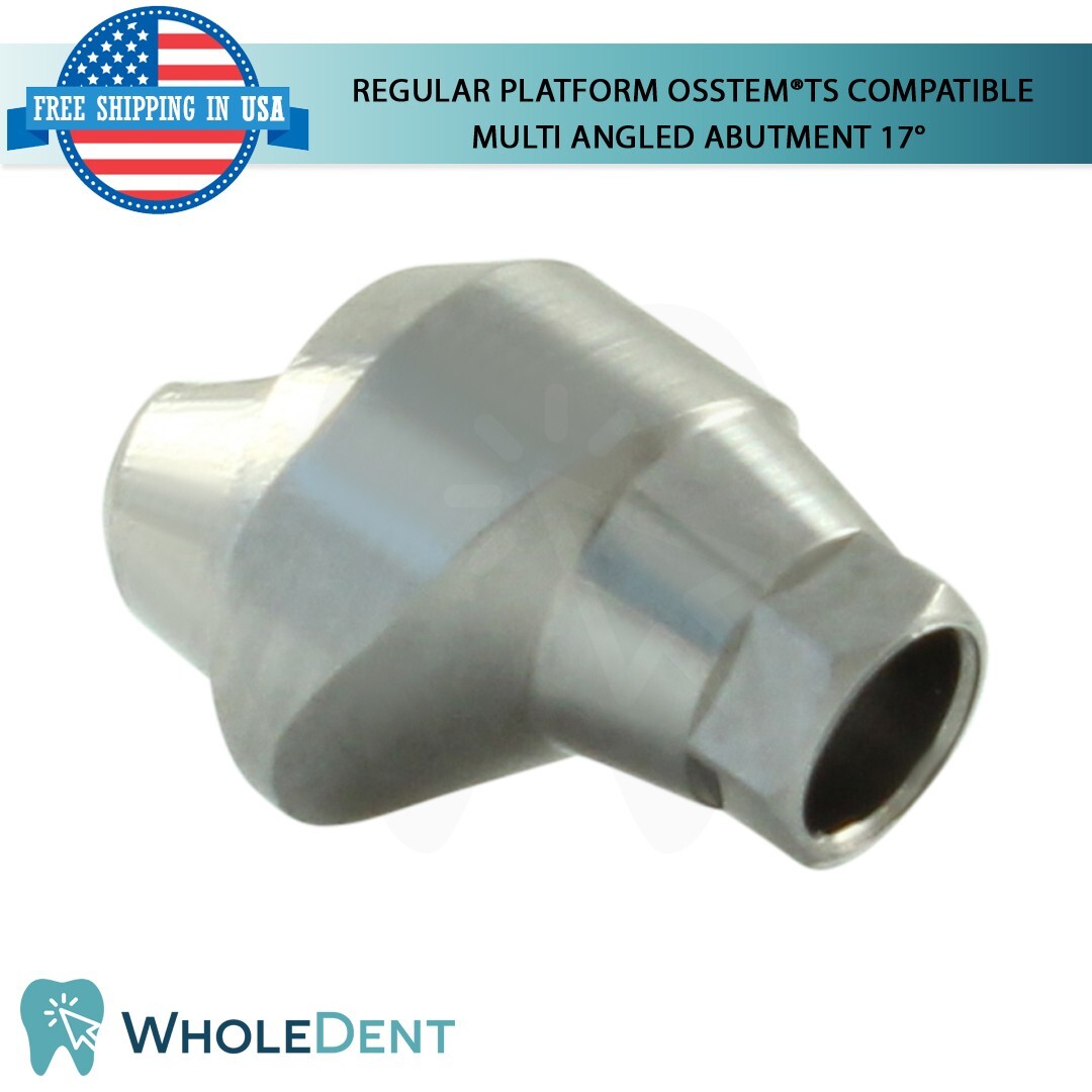 10X Dental Osstem® TS Compatible Regular Platform Multi Angulated Abutment 17°