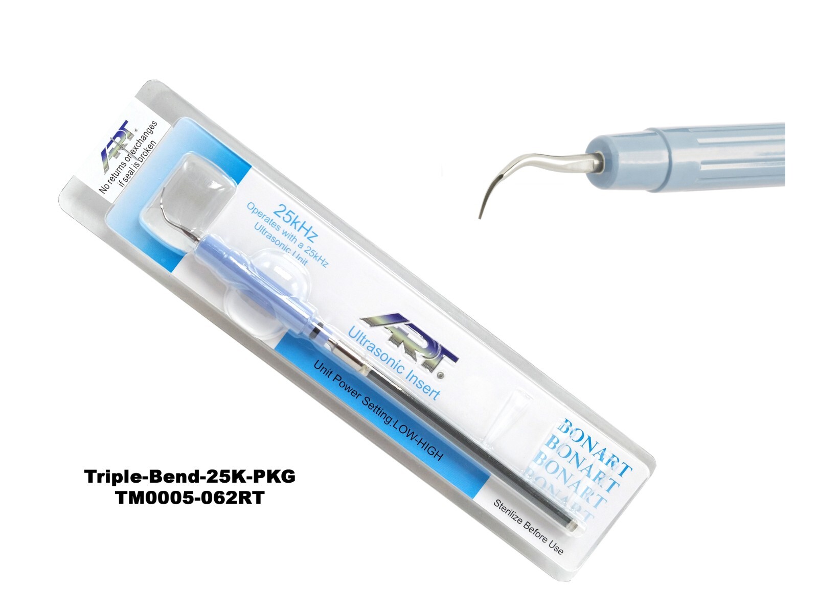 25K/30K Bonart Inserts-Tips for all Magnetostrictive Ultrasonic scaling units