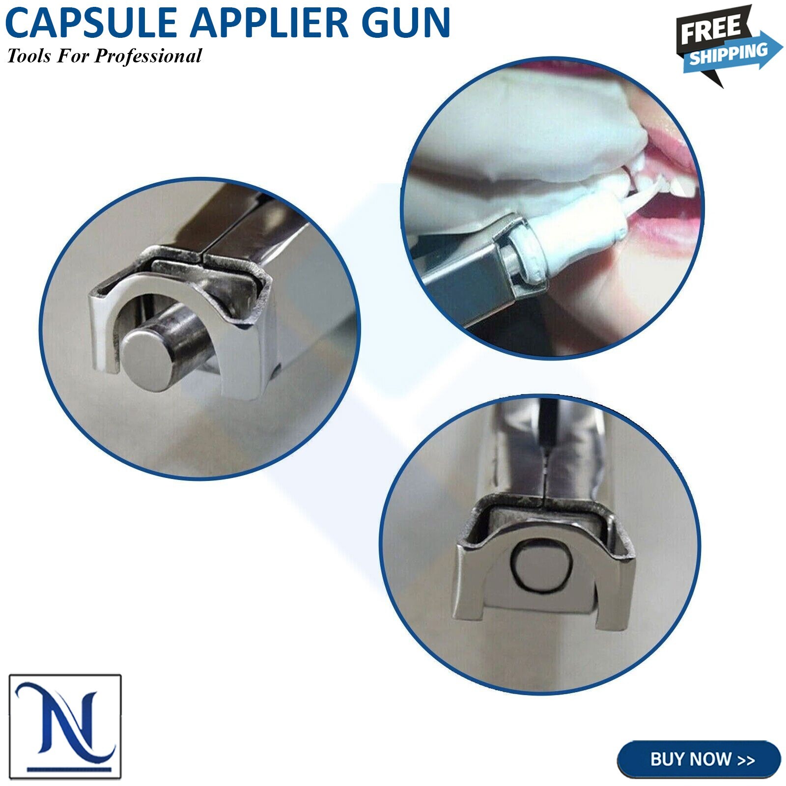 Dental Capsule Applier Gun – GC Fuji & SDI Compatible, Autoclavable by INSTUMAX