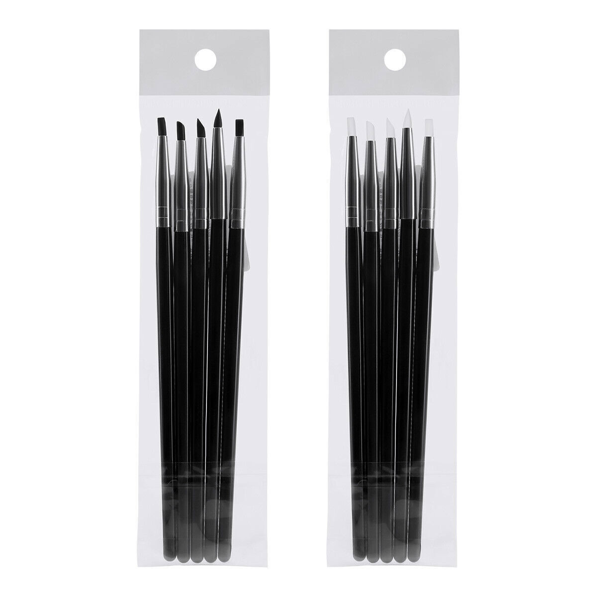 5pcs AZDENT Dental Composite Cement Resin Brush Pens Shaping Silicone Teeth Tool