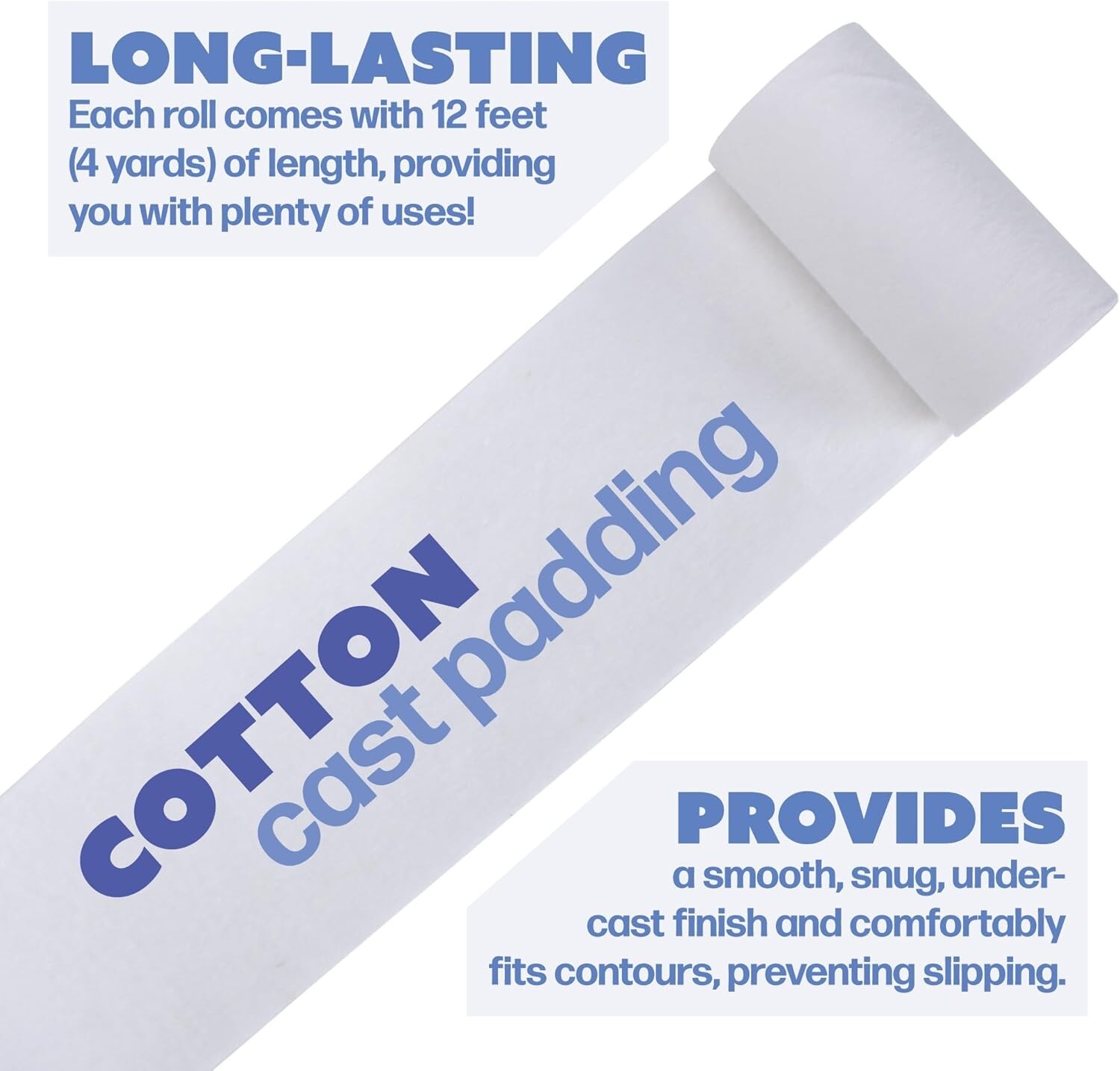 Cotton Cast Padding, 4″ x 4yds., 72 Count