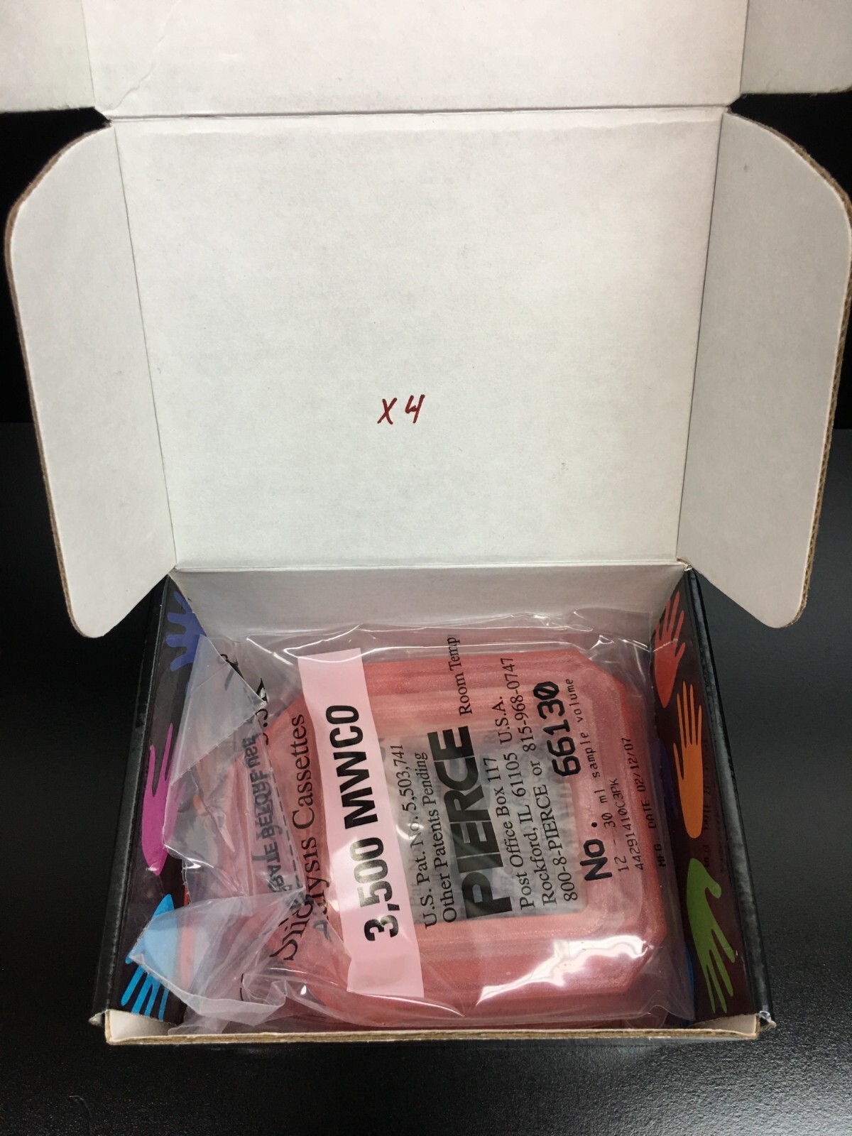 PIERCE PN 66130 Slide-A-Lyzer Dialysis Cassette Lot 4 PCS