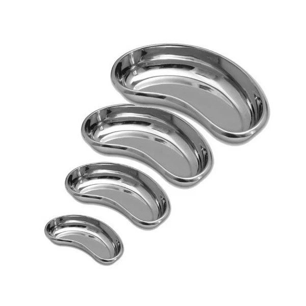 Kidney Tray Made of Stainless Steel Four Pieces Set | New