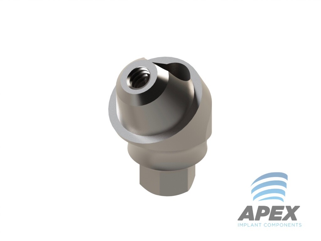 Angulated Abutment Multi Unit System 30° Titanium Dental Implant Int Hex
