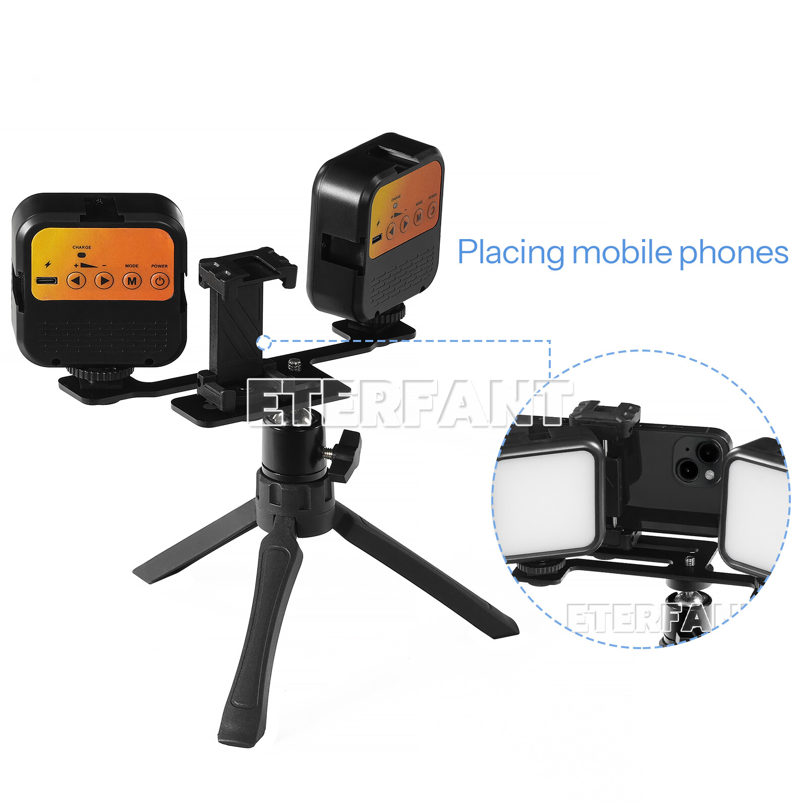 ETERFANT Dental LED Flash Photography Oral Cell Phone Camera Fill Light Tool