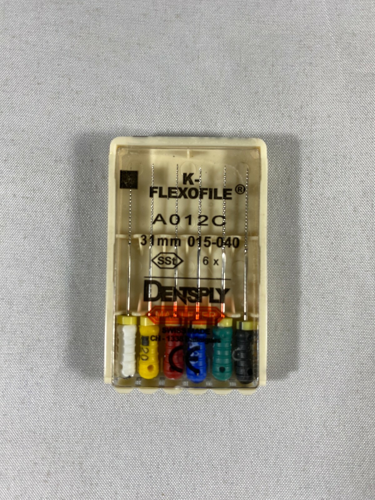 Dentsply Maillefer K-Flexo SS file Endodontic 31mm All sizes 30 files/pk