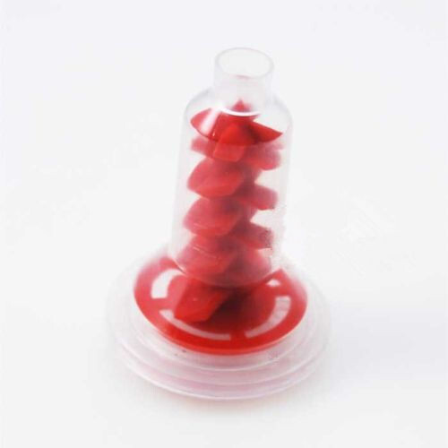 50 Pcs Dental Disposable Impression Red Penta Syringe Intraoral Mixing Tips Tool
