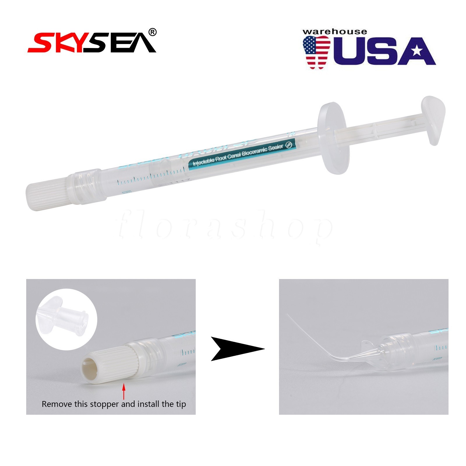 BC Sealer Bioceramic Root Canal Sealing bioceramic sealer SP 1g Syringe 10 Tips