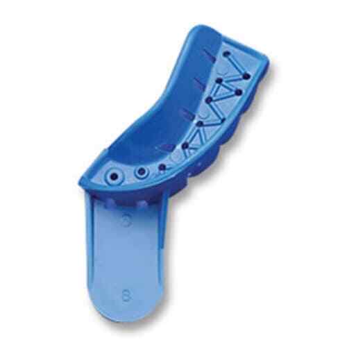 Tray-Aways #8 Perforated Blue Plastic Tray