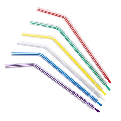 Dental Disposable Air-Water Syringe Tips Assorted Colors 250 pcs/bag