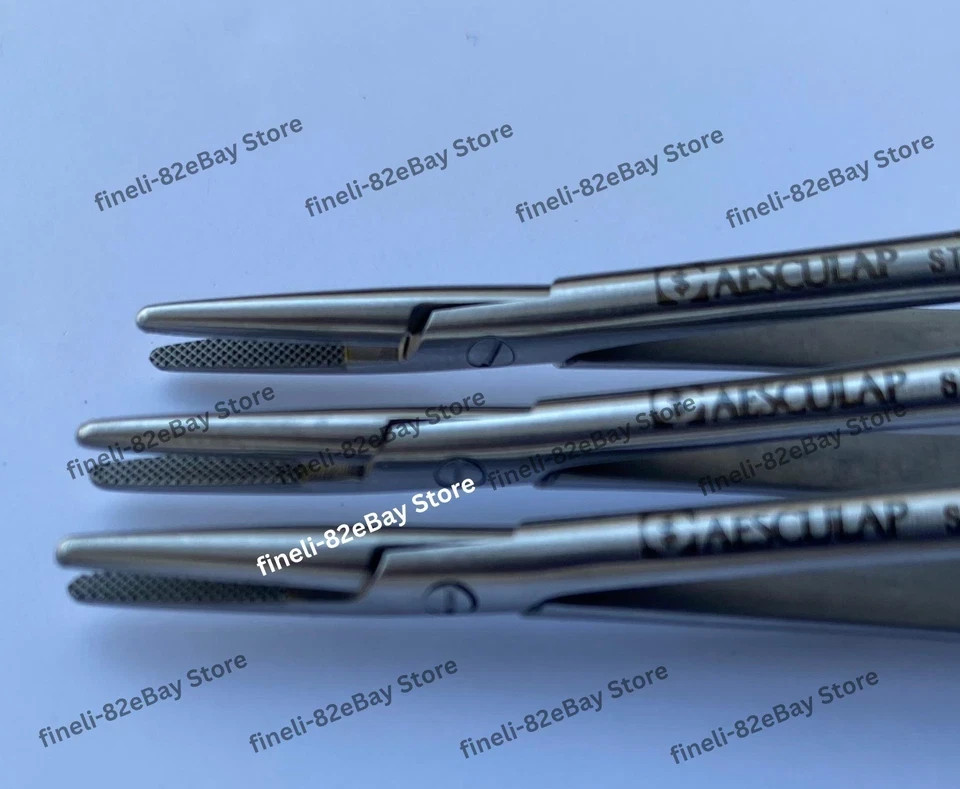 Aesculap Castroviejo Needle Holder FM388R TC Straight 7″ Lot of 3x