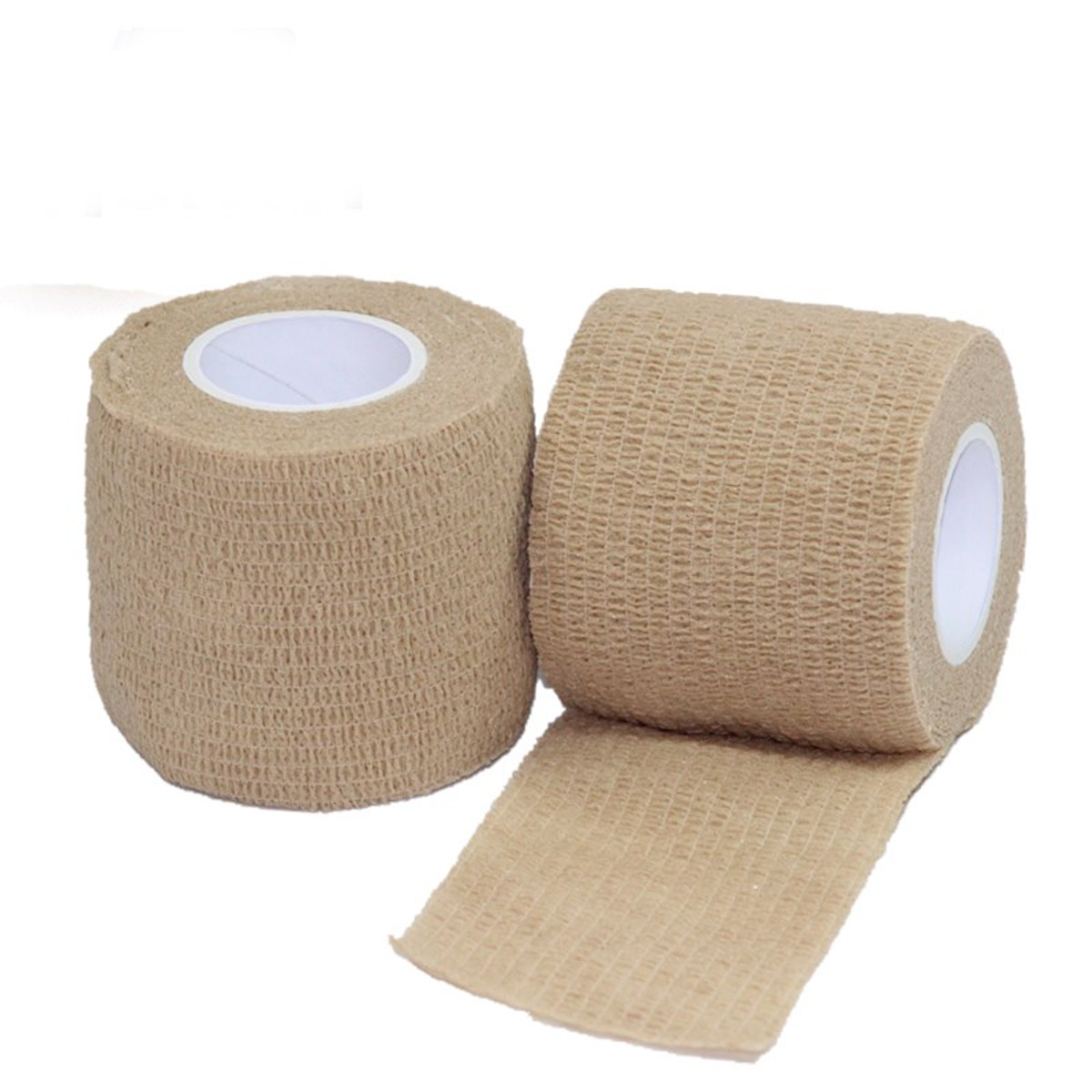 24 Rolls/Pack Self Adhesive Non Woven Cohesive Bandage 2″X5 Yards Skin Color