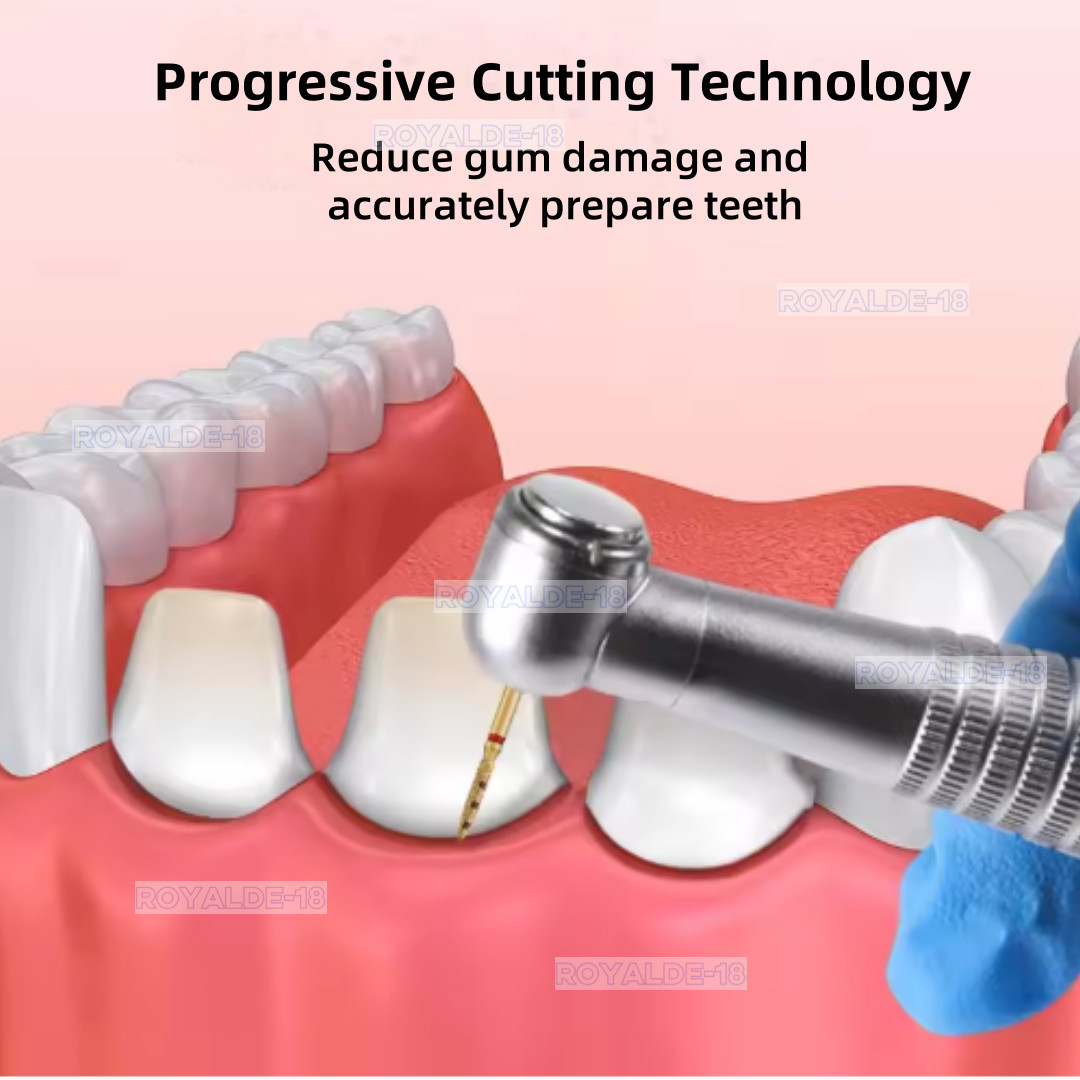 Dental BOPT Preperation Burs Vertical Diamond FG7906 Oriented Technique 6pcs/kit